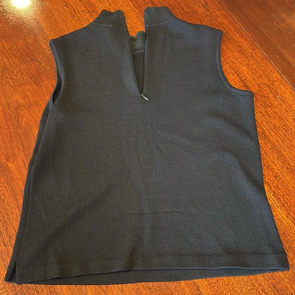 St. John Black Knit Top